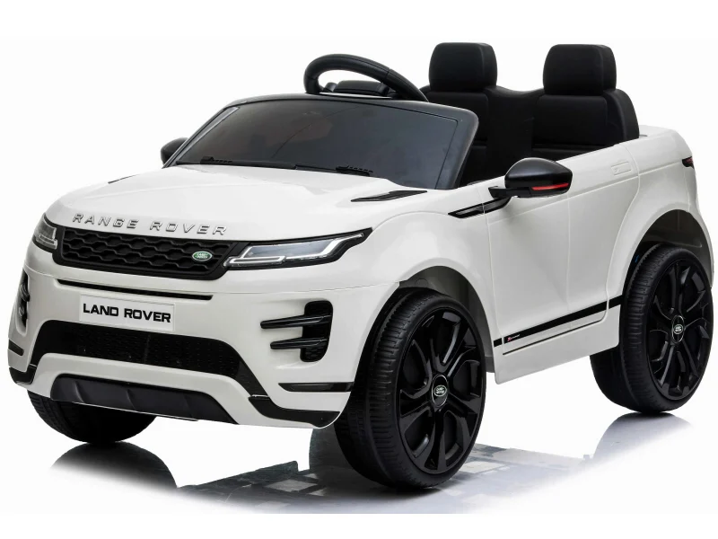 Licensed Ride On cars - Licensed electric ride-on car for children Range Rover, 4x4, 140W, 12V, Premium, white
