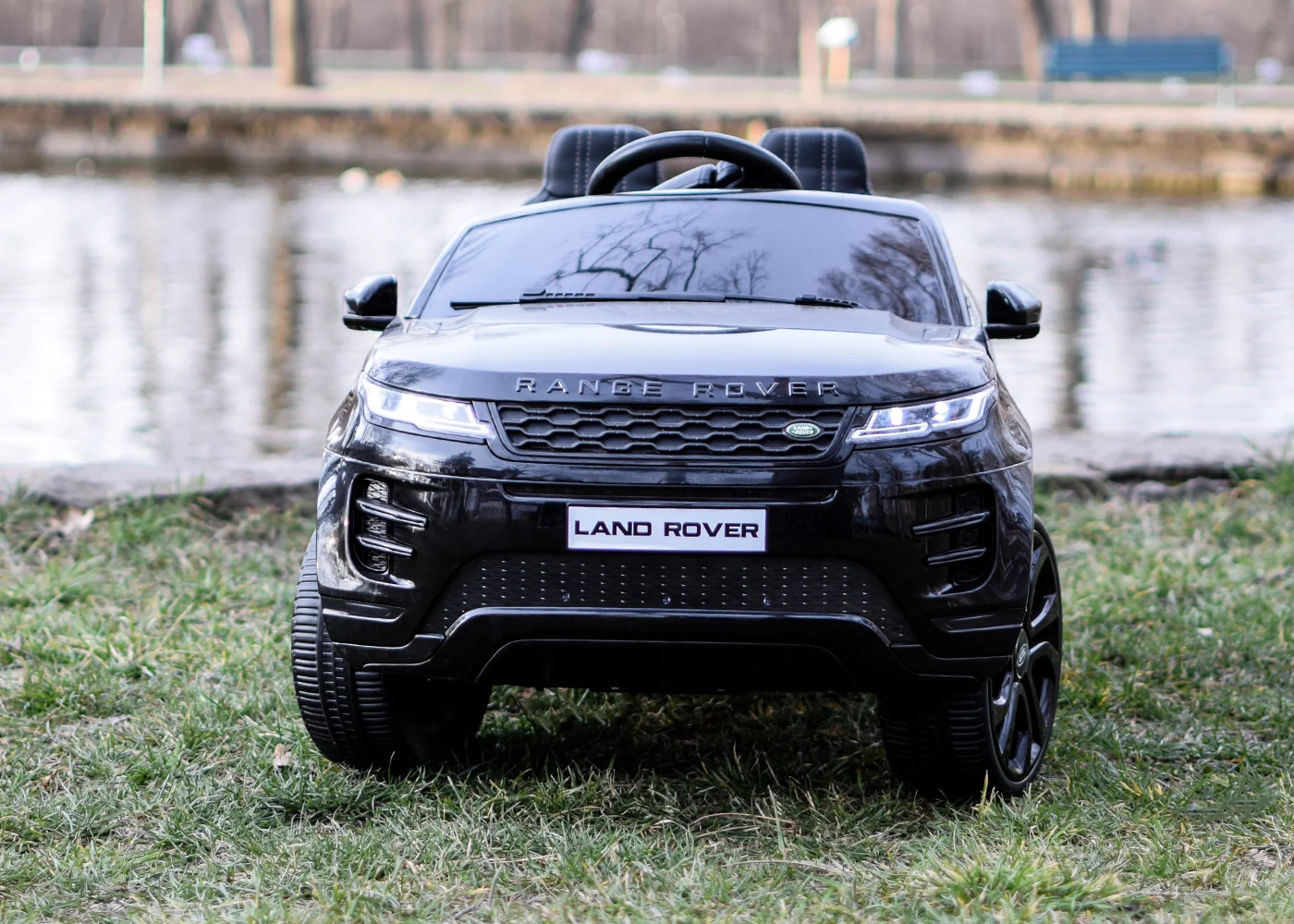 Licensed electric ride-on car for children Range Rover, 4x4, 140W, 12V, Premium, black [4]