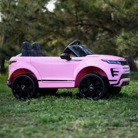 Masinuta electrica cu licenta Range Rover, 4x4, 140W, 12V, Premium, roz [3]