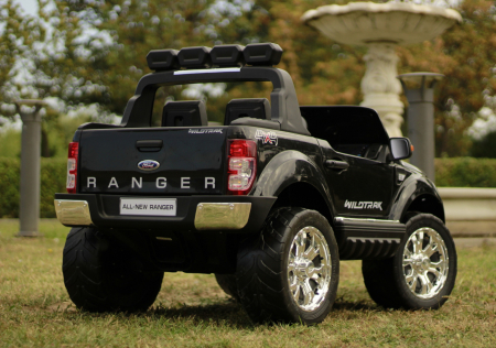 Masinuta electrica pentru copii Ford Ranger, 4x4, 180W, echipare DELUXE, negru [12]