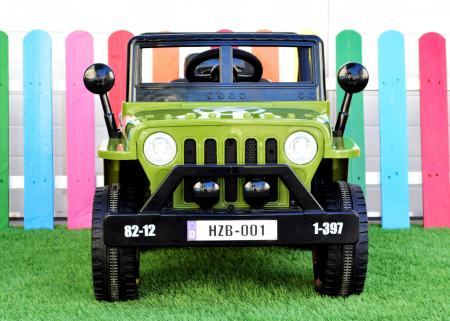 Electric ride on-car BJ001 70W 12V, Mp3 player, Army Green [2]