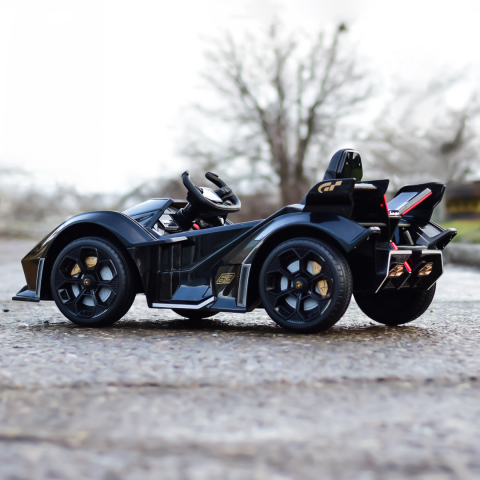 Masinuta electrica Lamborghini Lambo12 Vision, 4x4, 140W, 12V 14Ah, premium, neagra [6]