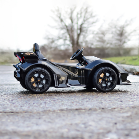 Masinuta electrica Lamborghini Lambo12 Vision, 4x4, 140W, 12V 14Ah, premium, neagra [10]