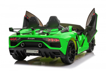 Masinuta electrica Lamborghini SVJ cu 2 locuri, 24V, 500W, premium, Drift Edition, verde [19]