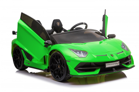 Masinuta electrica Lamborghini SVJ cu 2 locuri, 24V, 500W, premium, Drift Edition, verde [20]