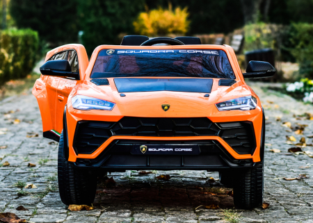 Masinuta electrica Lamborghini Urus ST-X, 4x4 180W, 12V PREMIUM, portocaliu [1]