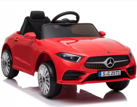 Electric Ride-On cars - Children's licensed ride on car Mercedes CLS350, 50W, 12V, PREMIUM, red