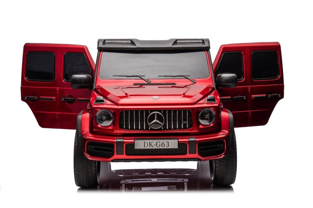 Masinuta electrica Mercedes G63, 4x4, 800W, 24V, MP4, rosu metalizat [1]