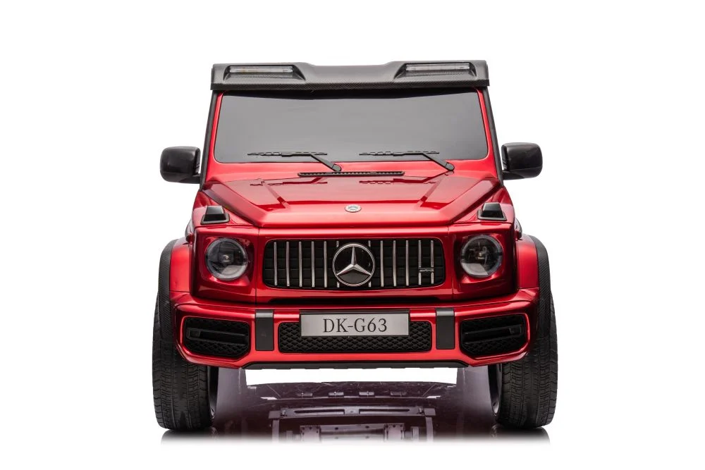 Masinuta electrica Mercedes G63, 4x4, 800W, 24V, MP4, rosu metalizat [8]