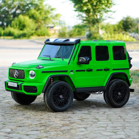 Mercedes G63 Electric Ride-On Car, 560W Brushless Motors, 24V 20Ah, Matte Green [3]