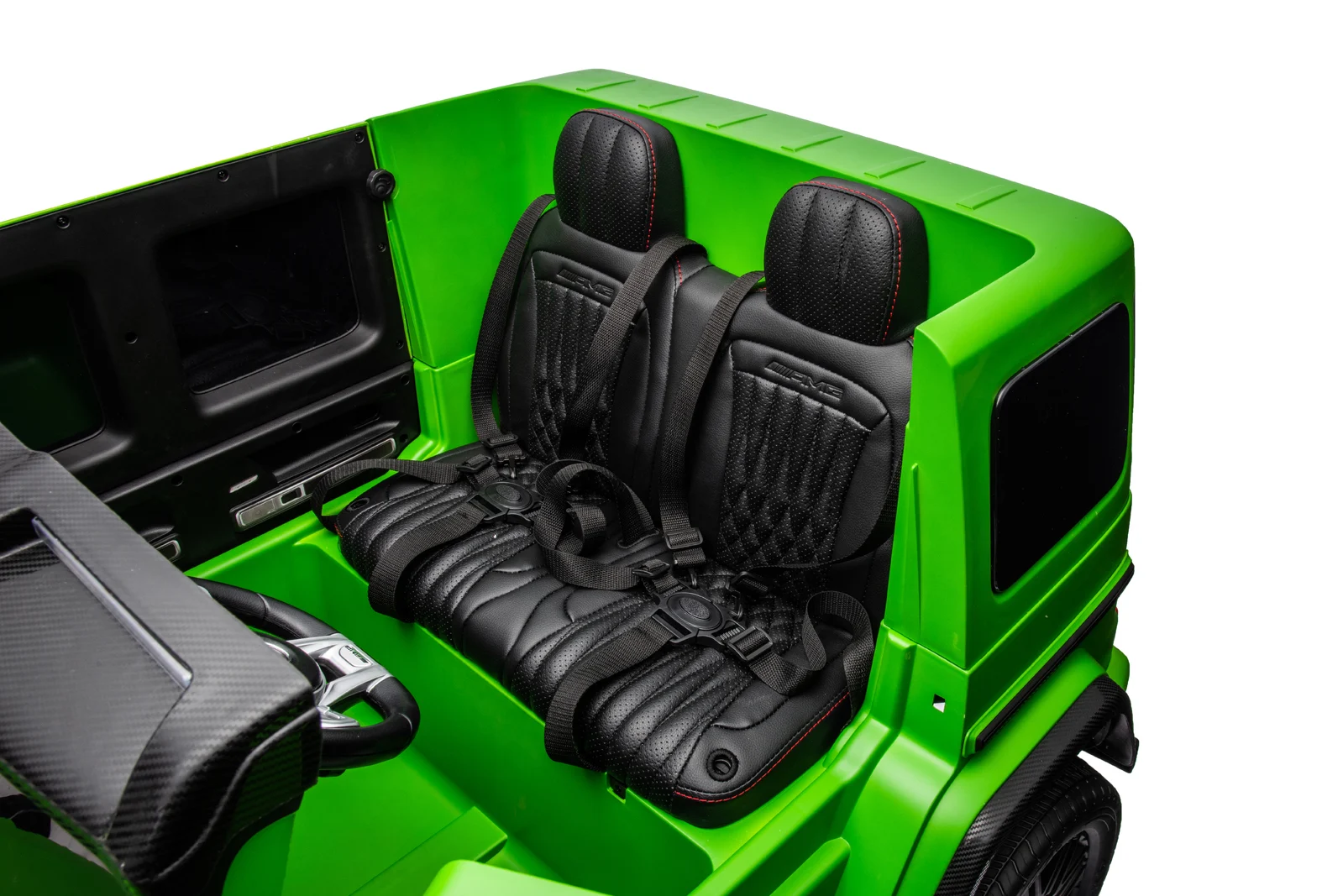 Mercedes G63 Electric Ride-On Car, 560W Brushless Motors, 24V 20Ah, Matte Green [5]