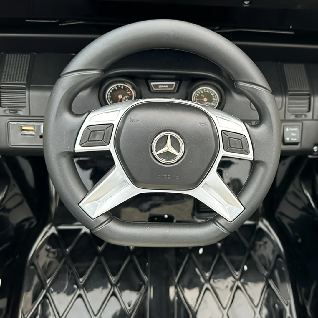 Premium Electric Ride-On Car Mercedes-Benz G63 6×6, 210W, 12V 10Ah, black [13]