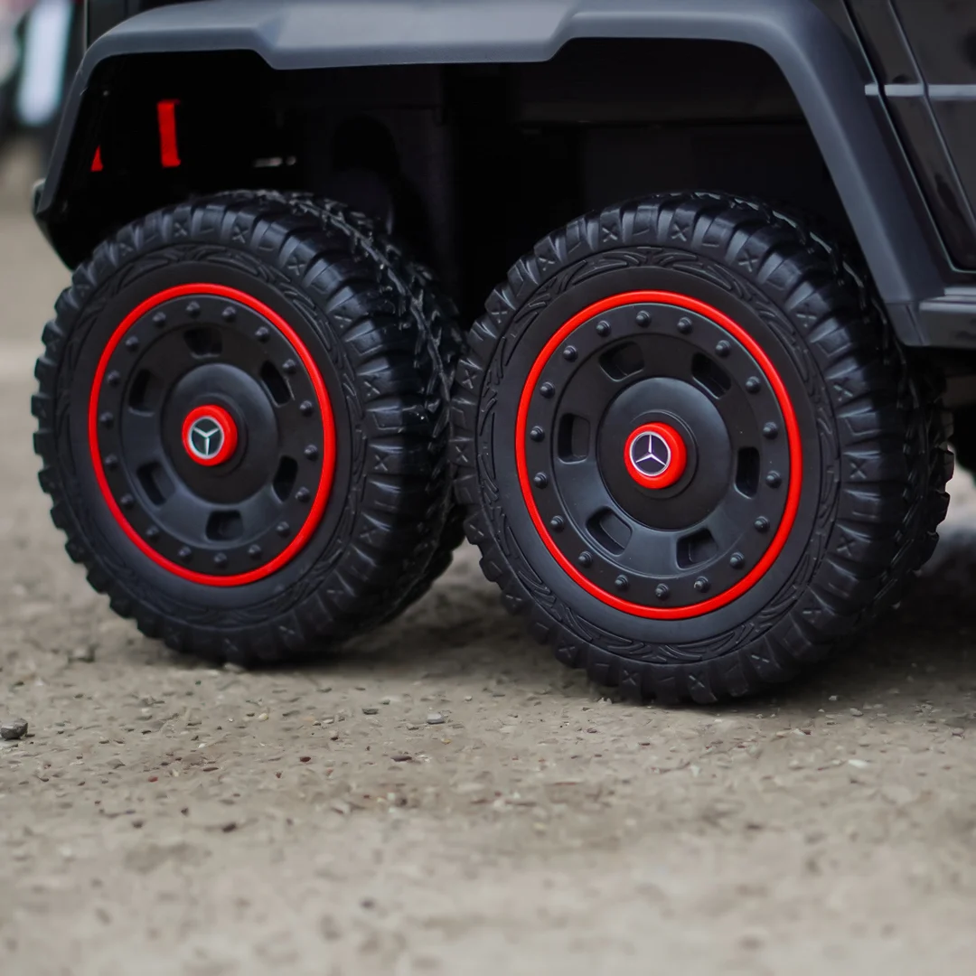 Premium Electric Ride-On Car Mercedes-Benz G63 6×6, 210W, 12V 10Ah, black [8]