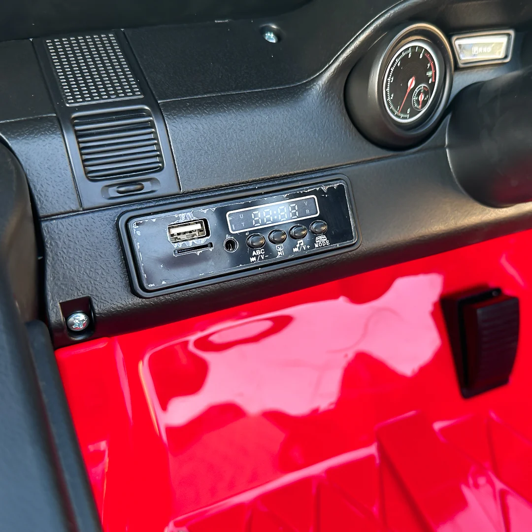 Premium Electric Ride-On Car Mercedes-Benz G63 6×6, 210W, 12V 10Ah, Red [7]