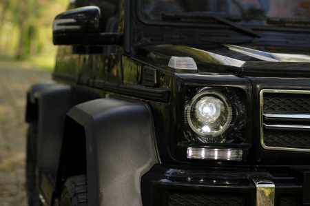 Masinuta electrica pentru copii Mercedes G63, 6x6, putere 270W, echipare DELUXE, Negru [16]