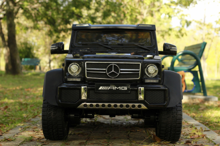Masinuta electrica pentru copii Mercedes G63, 6x6, putere 270W, echipare DELUXE, Negru [2]