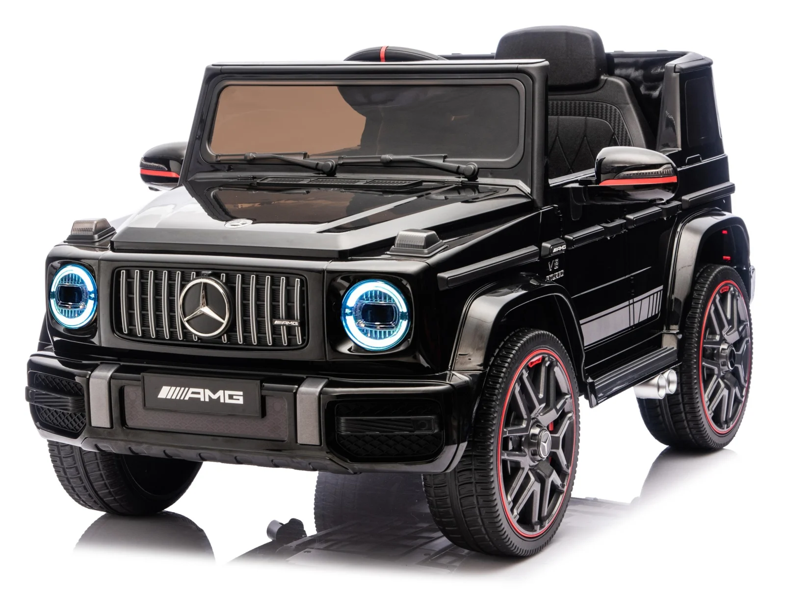 Electric Ride-On cars - Mercedes G63 AMG 4x4 Electric Ride-On Car for Children, 120W, 12V, Premium Edition, black