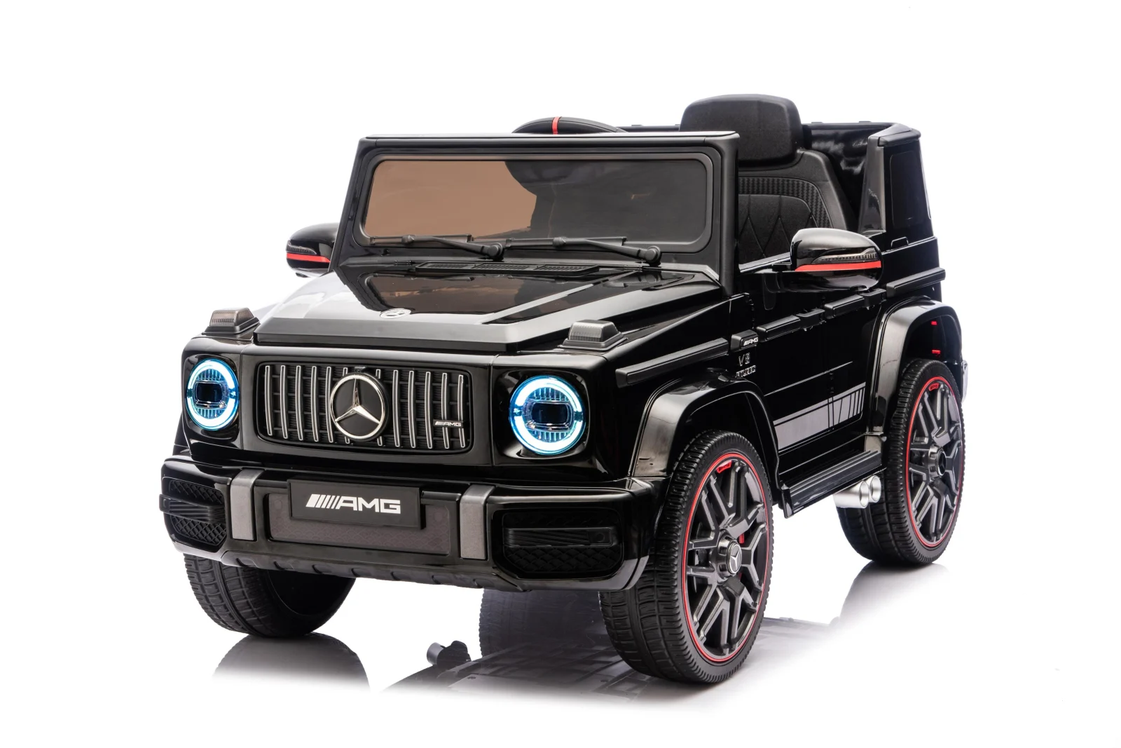 Mercedes G63 AMG 4x4 Electric Ride-On Car for Children, 120W, 12V, Premium Edition, black [3]