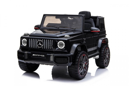 Masinute cu licenta - Masinuta electrica pentru copii cu licenta, Mercedes G63 AMG, 70W 12V, echipare premium, negru