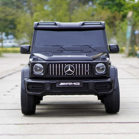Masinuta electrica Mercedes G63, cu 2 locuri, 4x4, 800W, 24V 14Ah, MP4, neagra [1]
