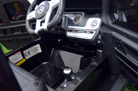 Kids electric ride-on car Mercedes G63 AMG, 60W 12V, premium, black [7]