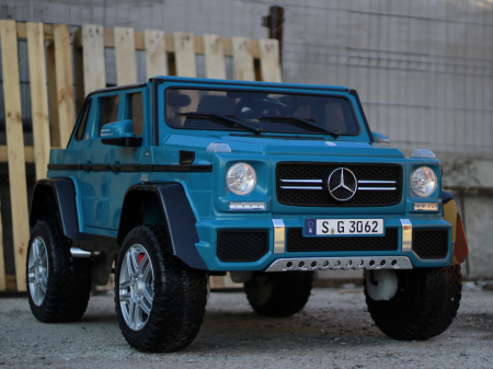 Masinuta electrica Mercedes G650 Maybach Loundlet 4x4 180W 12V 14Ah, albastru [2]