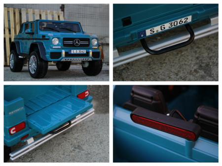 Masinuta electrica Mercedes G650 Maybach Loundlet 4x4 180W 12V 14Ah, albastru [5]