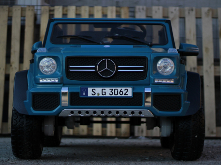 Masinuta electrica Mercedes G650 Maybach Loundlet 4x4 180W 12V 14Ah, albastru [1]
