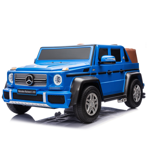 Masinute electrice - Masinuta electrica, Mercedes G650 Maybach XXL, 24V 14Ah, gonflabile, albastra