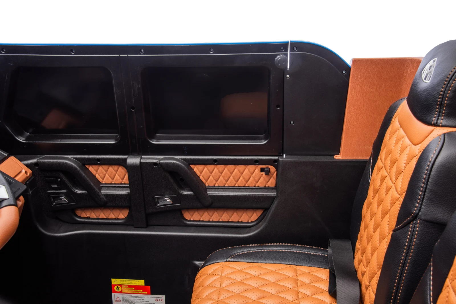 Masinuta electrica, Mercedes G650 Maybach XXL, 24V 14Ah, gonflabile, albastra [16]