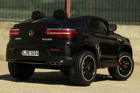 Masinuta electrica copii Mercedes GLC63s AMG, 12V, 4x4, 180W, premium, black [5]