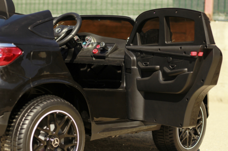 Masinuta electrica copii Mercedes GLC63s AMG, 12V, 4x4, 180W, premium, black [2]