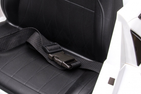 Electric ride on car Mercedes M-class, 4x4 140W 12V, leather seat, white [18]