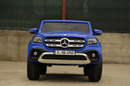 Masinuta electrica Mercedes X-Class 4x4 180W PREMIUM #Albastru [3]