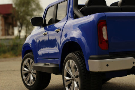 Masinuta electrica Mercedes X-Class 4x4 180W PREMIUM #Albastru [8]