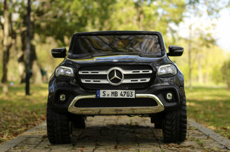 Masinuta electrica pentru copii Mercedes X-Class, 4x4, 180W, PREMIUM, negru [2]