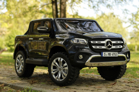 Masinuta electrica pentru copii Mercedes X-Class, 4x4, 180W, PREMIUM, negru [1]