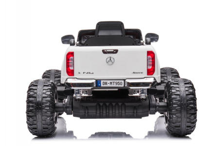 Licensed electric ride-on car Mercedes X-Class Monster Truck, 180W, 4x4, EVA wheels, white [5]