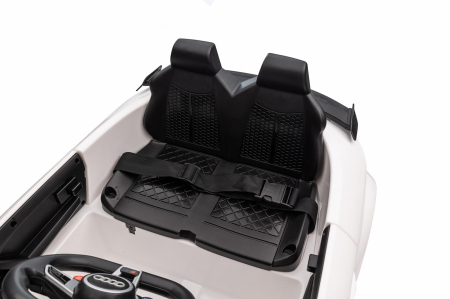 Masinuta electrica copii cu licenta Audi TTRS Roadster, 70W 12V, echipare standard, alba [10]
