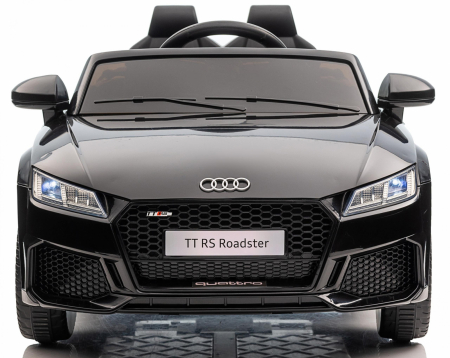 Masinuta electrica copii cu licenta Audi TTRS Roadster, 70W 12V, echipare standard, neagra [1]