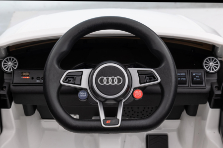 Masinuta electrica copii cu licenta Audi TTRS Roadster, 70W 12V, echipare standard, neagra [5]