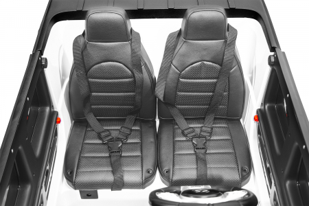 Masinuta electrica copii Mercedes G63 XXL, cu 2 locuri, 4x4, 180W 12V, premium, alba [11]