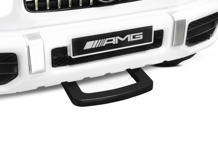 Masinuta electrica copii Mercedes G63 XXL, cu 2 locuri, 4x4, 180W 12V, premium, alba [9]