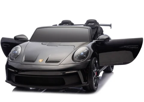 Porsche 911 GT3 Electric Ride-On Car for 2 Children, 320W, 24V 14Ah, Black [6]