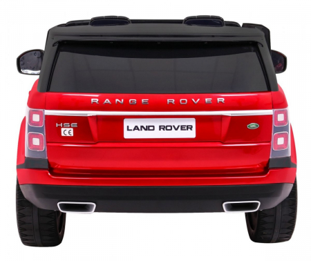 Masinuta electrica cu 2 locuri Range Rover Vogue HSE, 4x4 180W, roti moi, scaun tapitat, rosie [13]