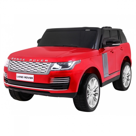 Masinuta electrica cu 2 locuri Range Rover Vogue HSE, 4x4 180W, roti moi, scaun tapitat, rosie [12]