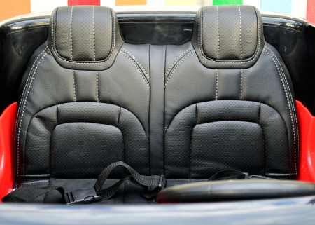 Masinuta electrica cu 2 locuri Range Rover Vogue HSE, 4x4 180W, roti moi, scaun tapitat, rosie [10]