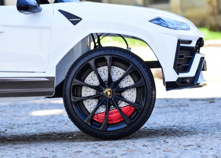 Licensed electric ride-on car Lamborghini Urus for children 2-5 years, 70W, 12V-7Ah, white [16]