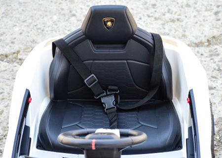Licensed electric ride-on car Lamborghini Urus for children 2-5 years, 70W, 12V-7Ah, white [15]