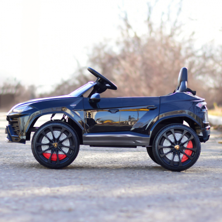 Masinuta electrica pentru copii 2-5 ani, Lamborghini Urus, 70W, 12V-7Ah, neagra [5]